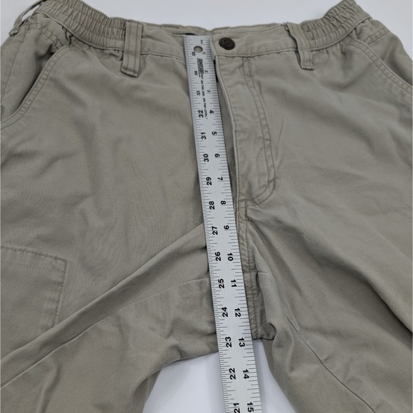 5.11 Tactical Cargo Shorts Men 30x10 Beige Utility Outdoor Casual Elastic Band‎ - Picture 6 of 6